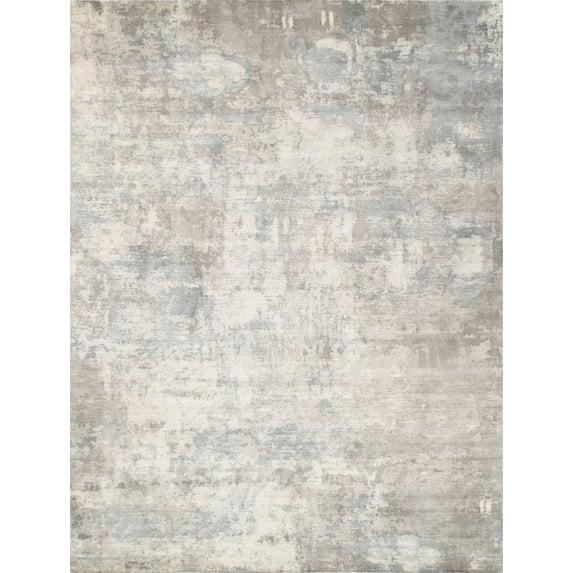 Pasargad Beverly Geometric Handmade Flatweave Gray Area Rug