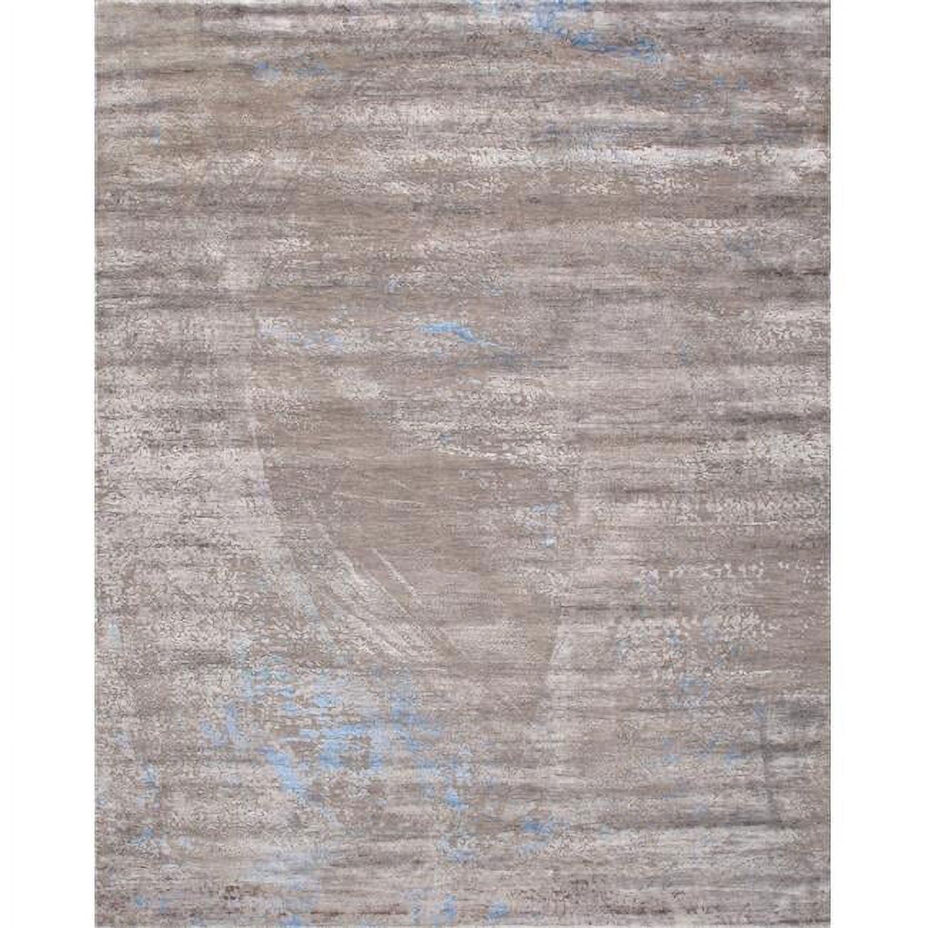 Cosmo Contemporary Hand-Knotted Silk & Wool 9' x 12' Area Rug