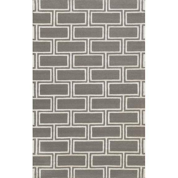 Pasargad Hand Tufted Viscose Geometric Rug
