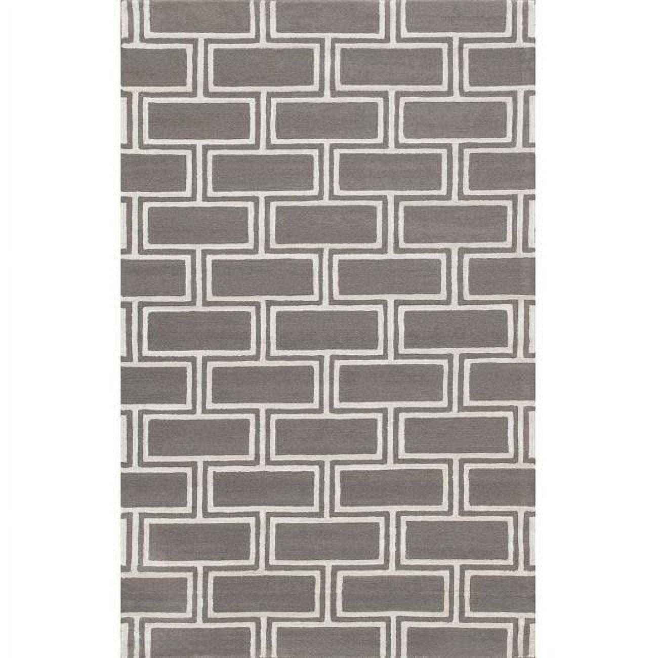 Pasargad Hand Tufted Viscose Geometric Rug