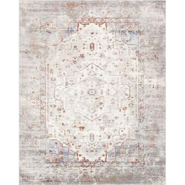 Efes Oriental Gray/Beige/Brown Area Rug