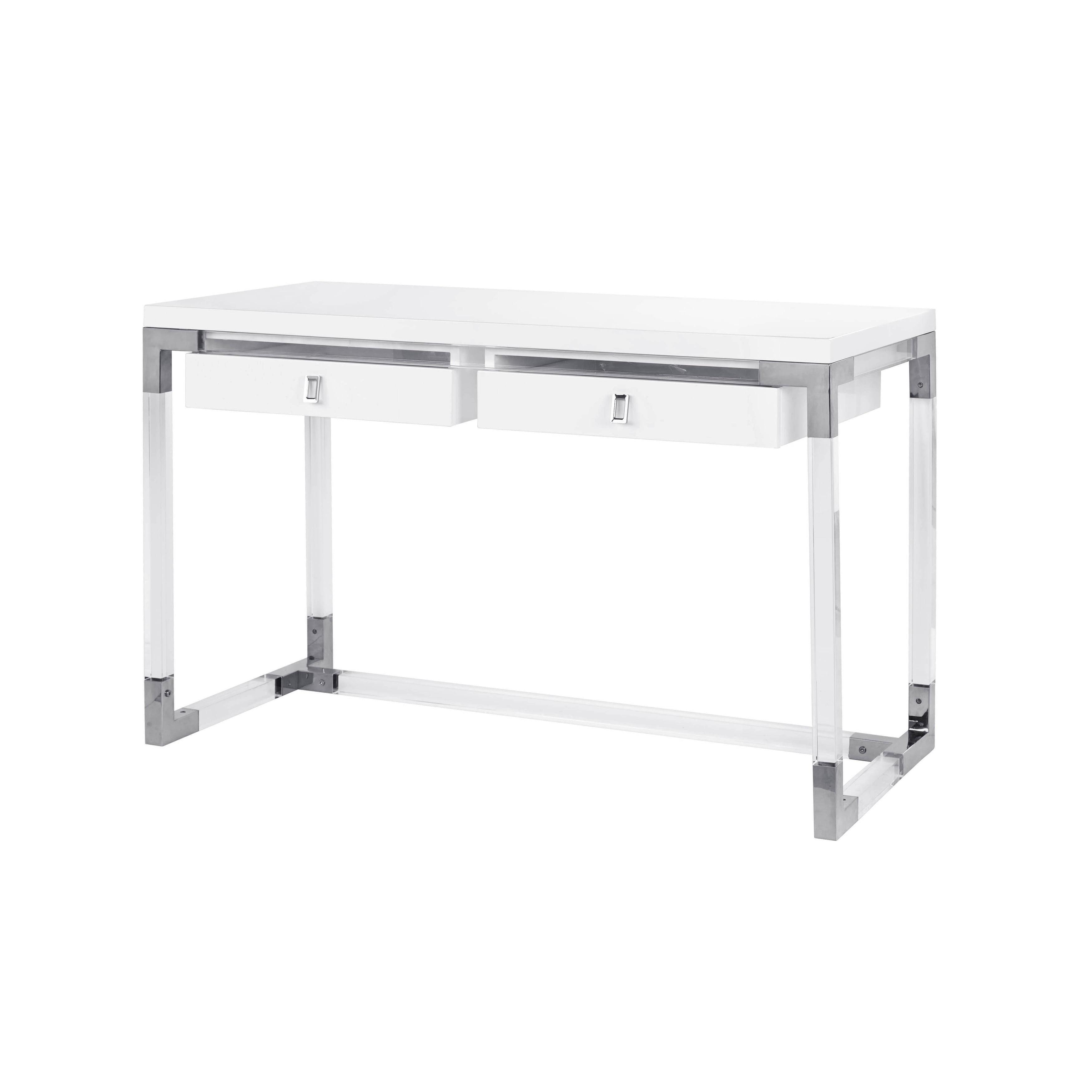 Firenze Lacquer and Lucite Desk