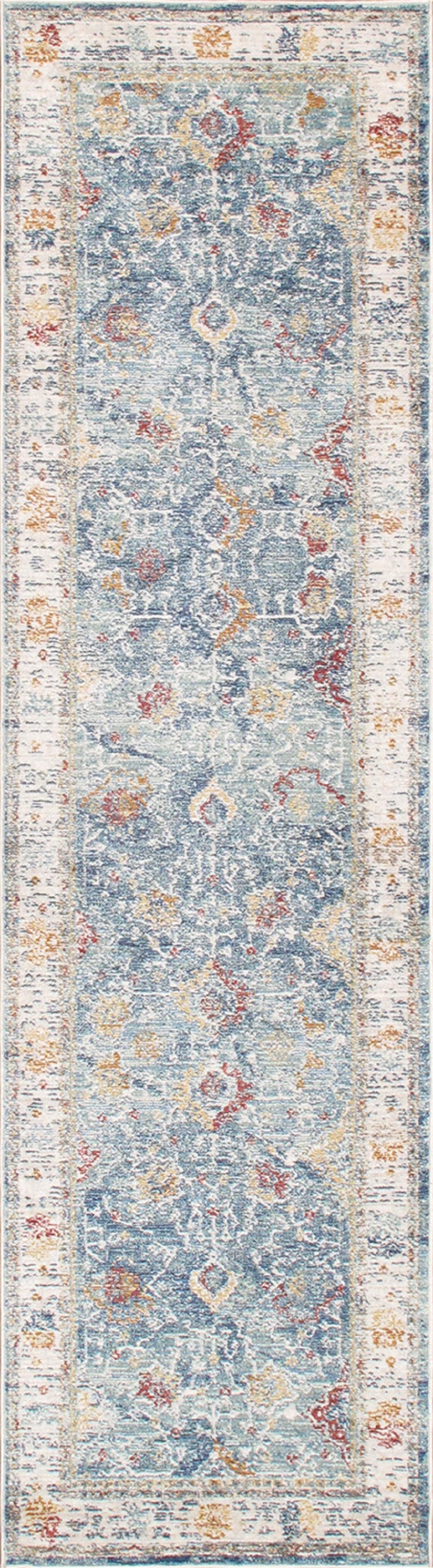 Pasargad Heritage Oriental Light Blue Area Rug