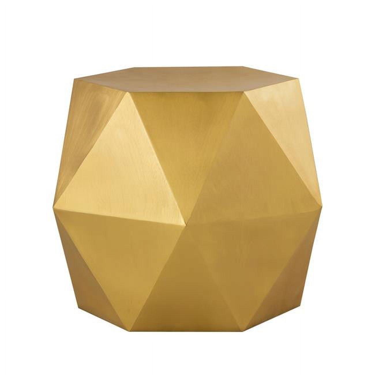 Pasargad Home Lexi Side Table, Brass