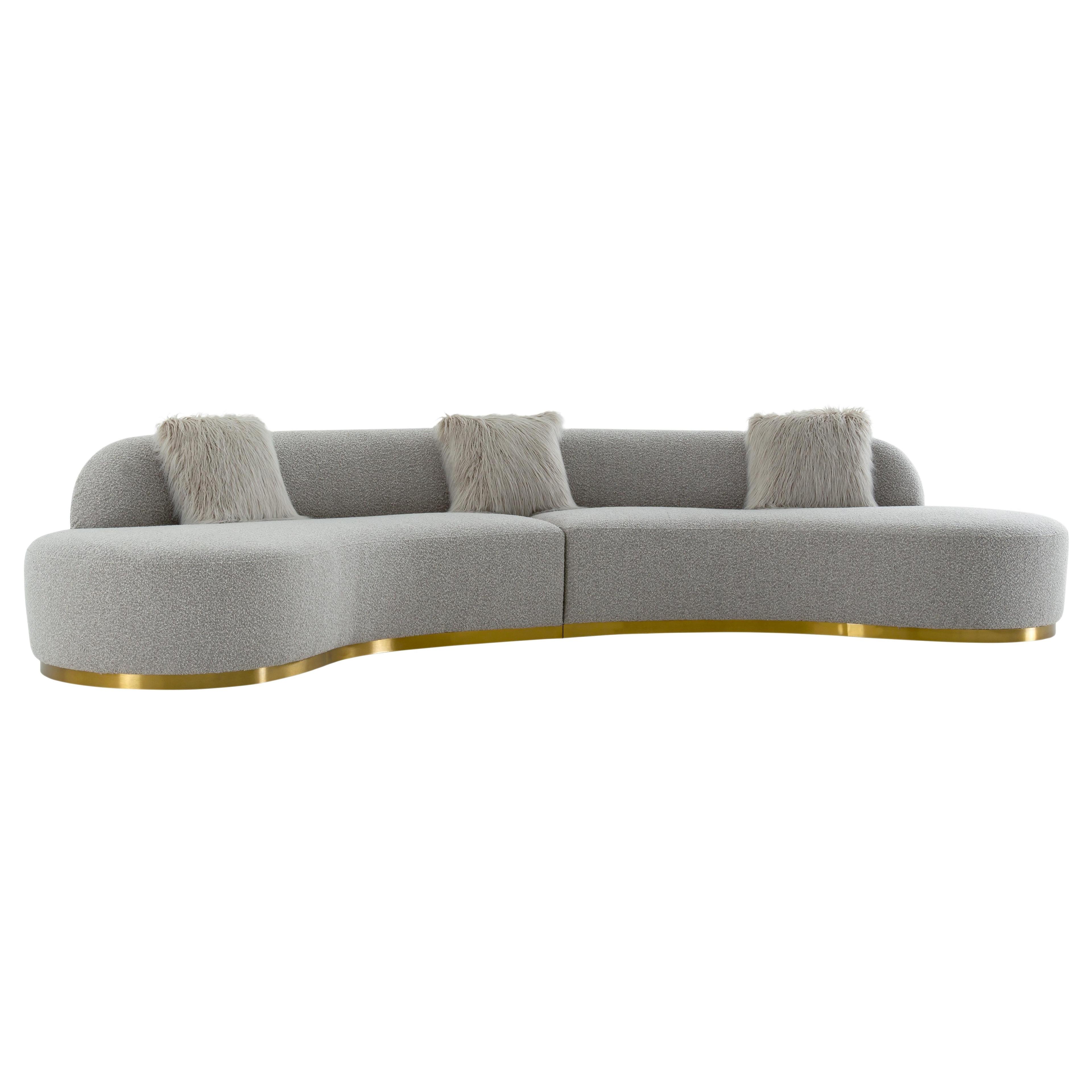 Simona 150.39'' Upholstered Sofa