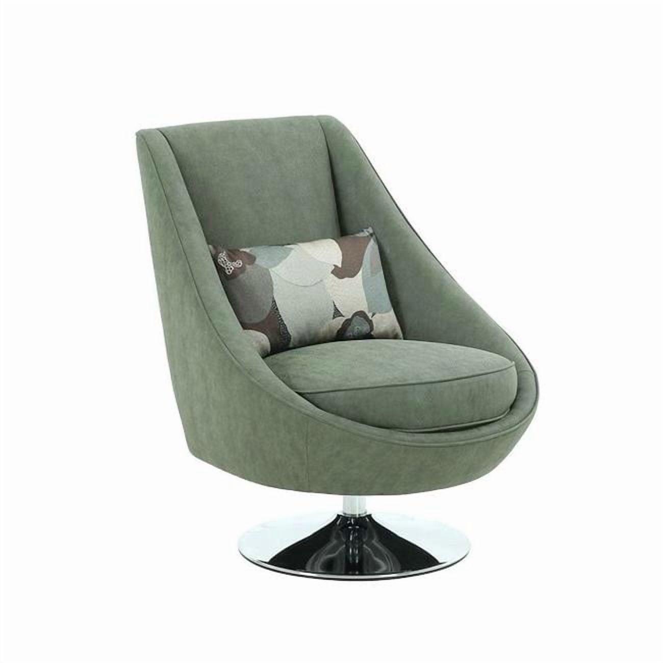 Mason Upholstered Swivel Accent Chair