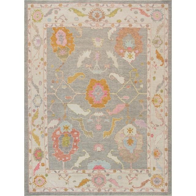 Pasargad Oushak Hand-Knotted Wool Area Rug