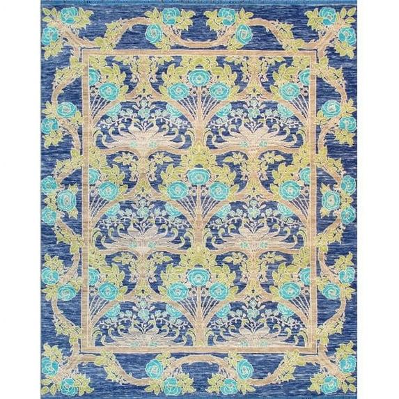 Oushak Hand Knotted Wool Floral Rug