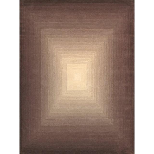 Pasargad Rodeo Ombre Handmade Tufted Brown/Beige Area Rug