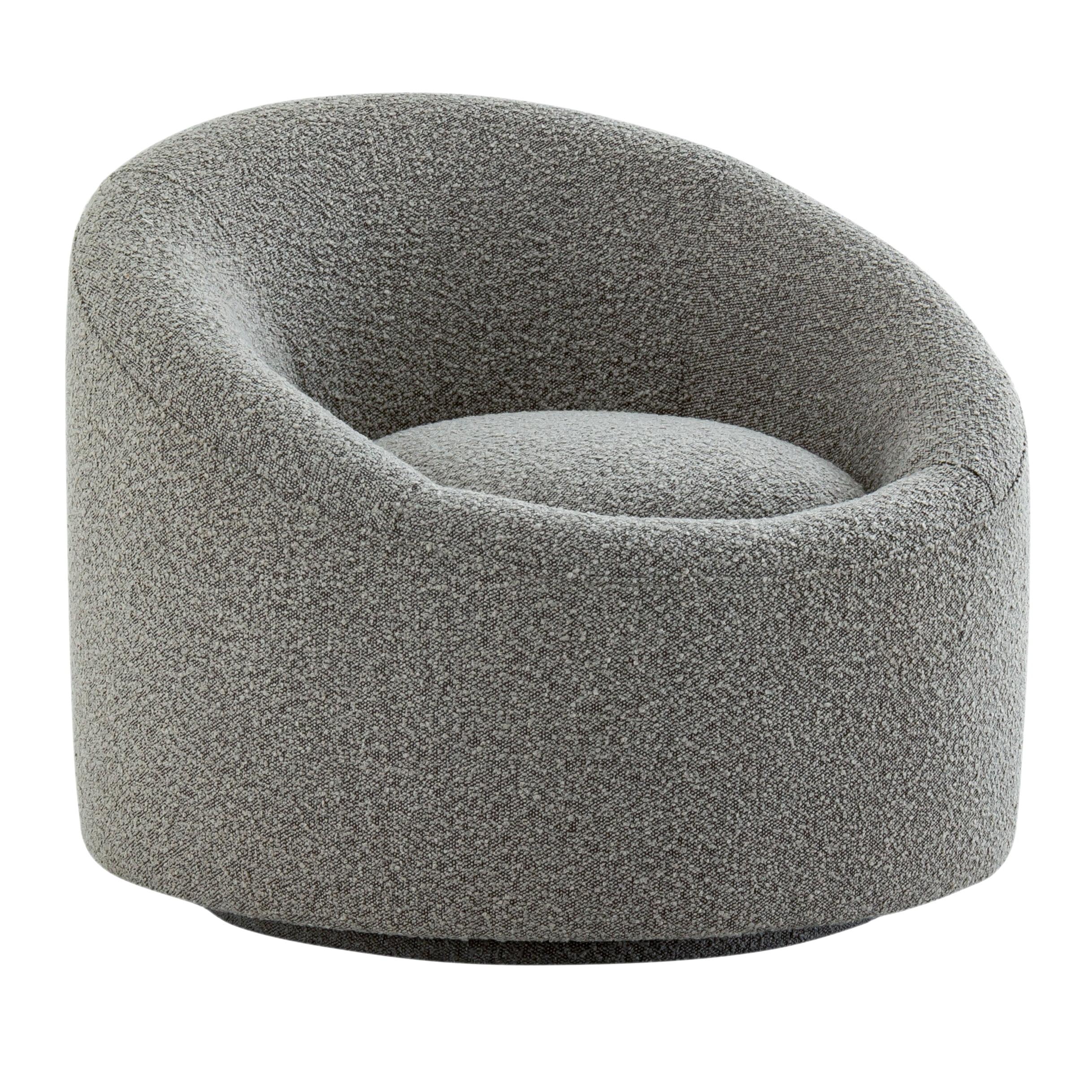 Sienna Upholstered Swivel Barrel Chair