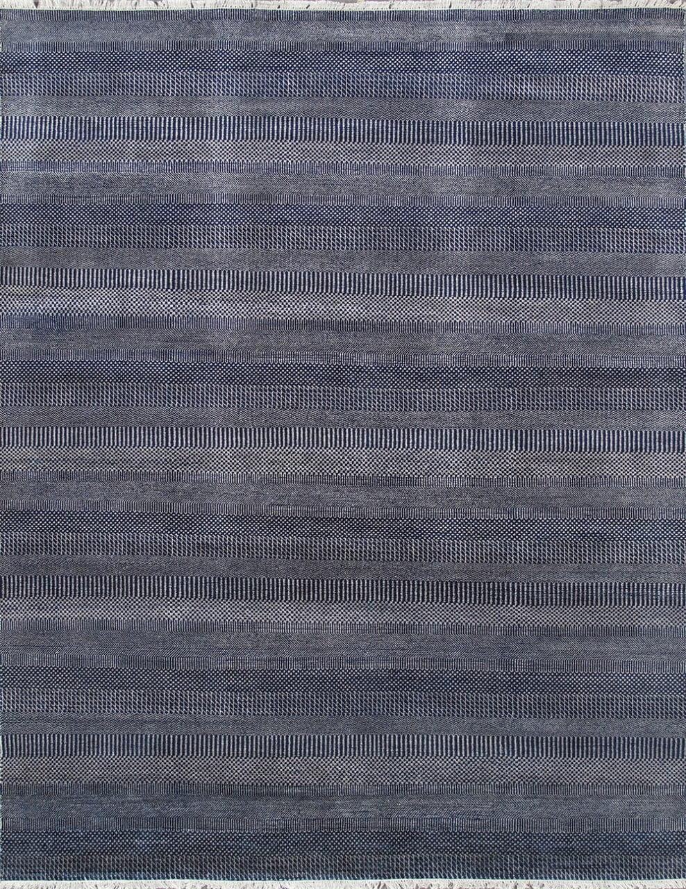 Pasargad Home Transitiona Collection Hand-Kontted Silk & Wool Area Rug- 4' 1" X 6' 3"