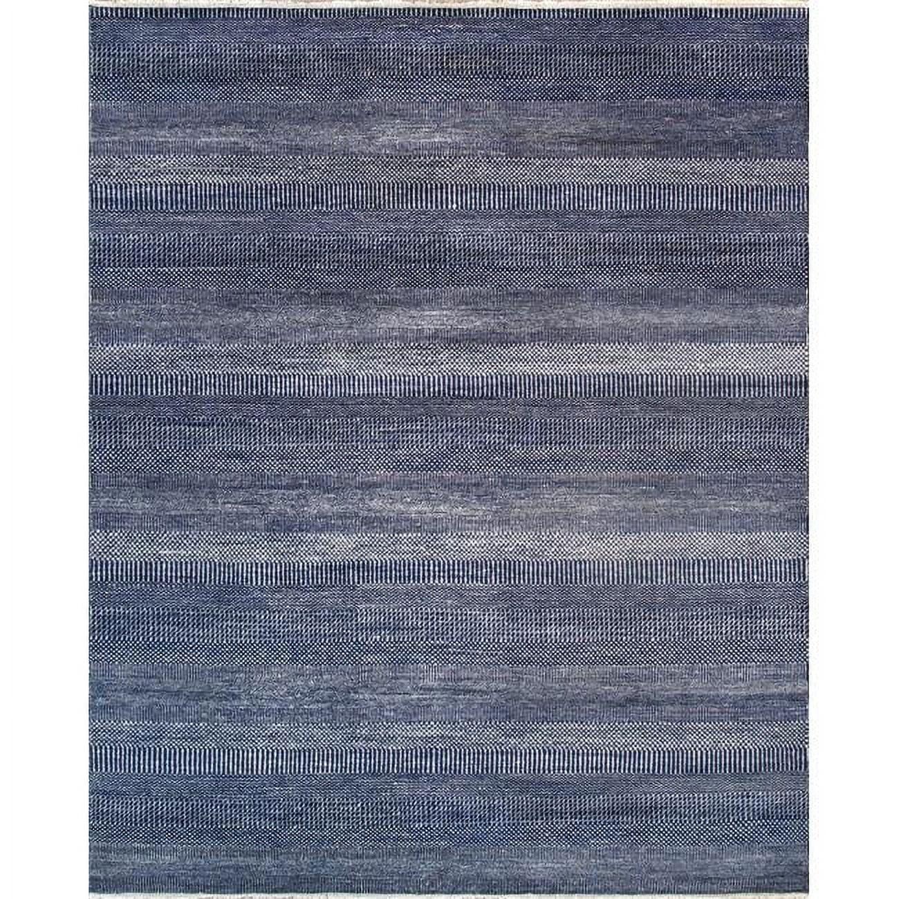 Pasargad Home Transitiona Collection Hand-Kontted Silk & Wool Area Rug- 4' 1" X 6' 3"