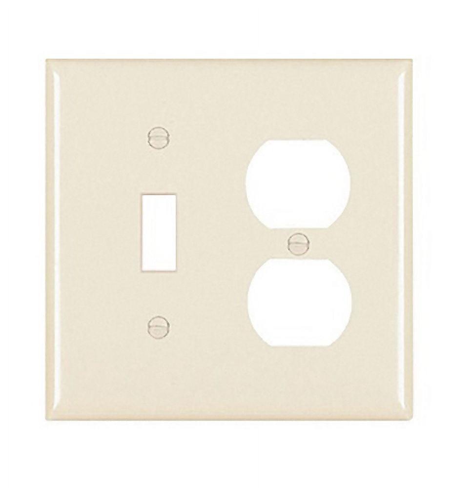 Pass & Seymour TP18LACC12 1 Toggle Wall Plate, 2 Gang, Light Almond