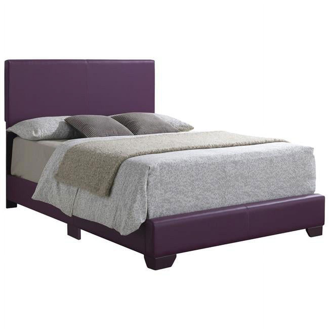 Passion Furniture Aaron Upholstered Full Panel Bed