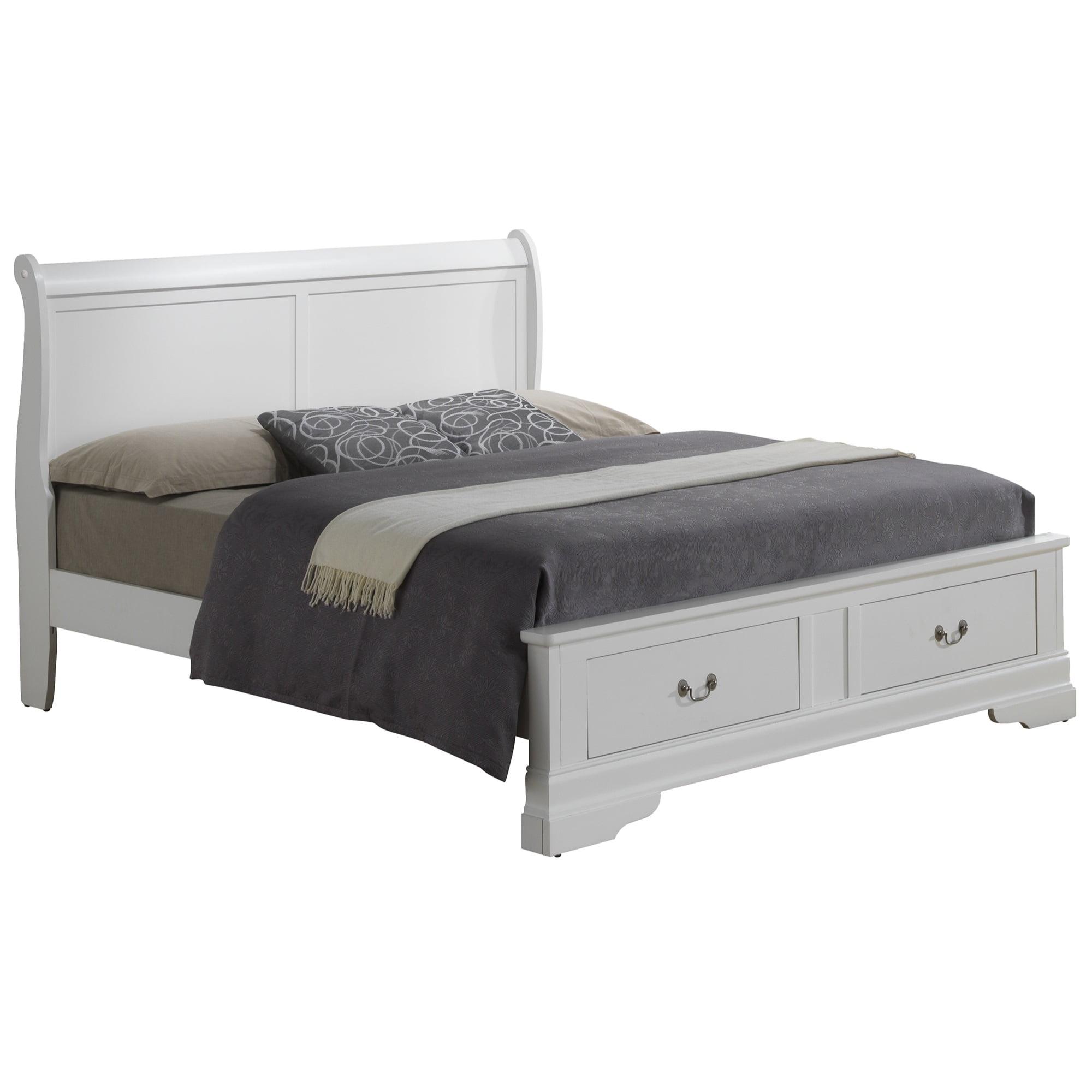 Maykoosh French Flair Queen Storage Bed , white