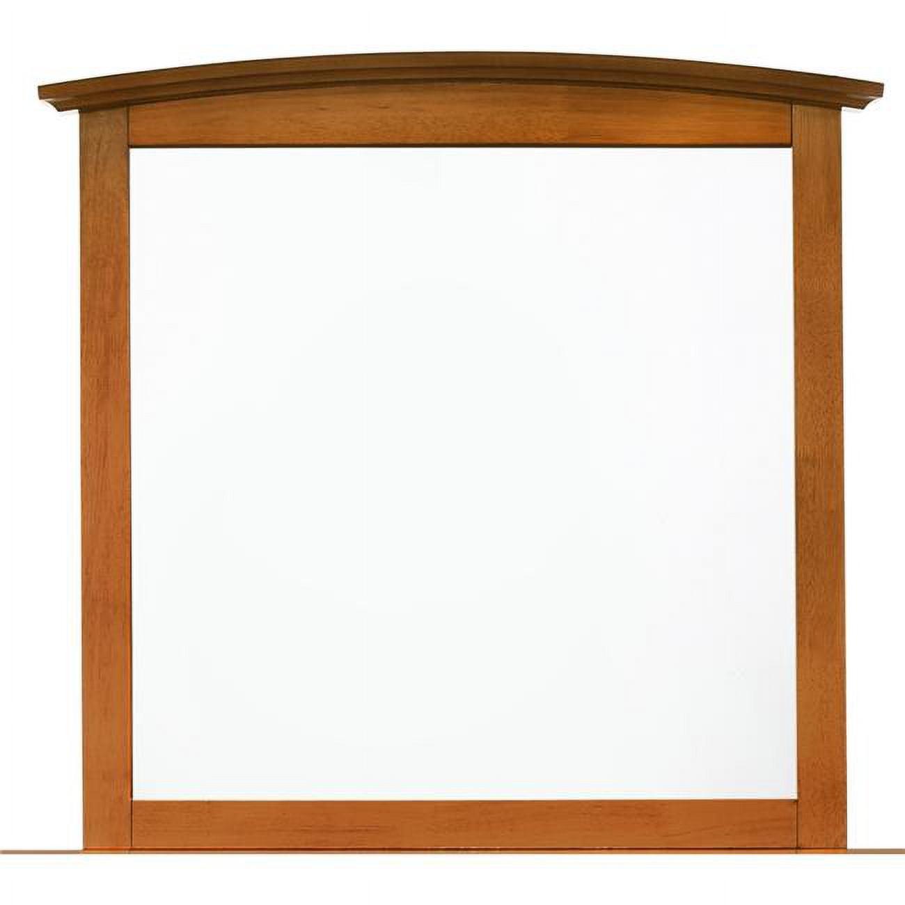 Passion Furniture 37 in. x 35 in. Classic Rectangle Framed Dresser Mirror