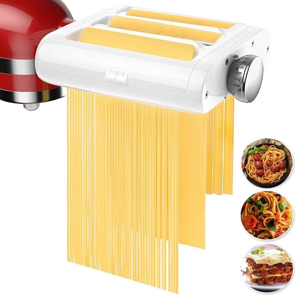 3-in-1 Pasta Maker Attachment for KitchenAid Stand Mixer