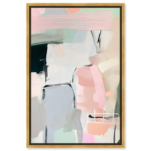 Pastel Reflections Canvas Pastel Wall Art by Art Remedy, Gold Frame, 36" x 54"