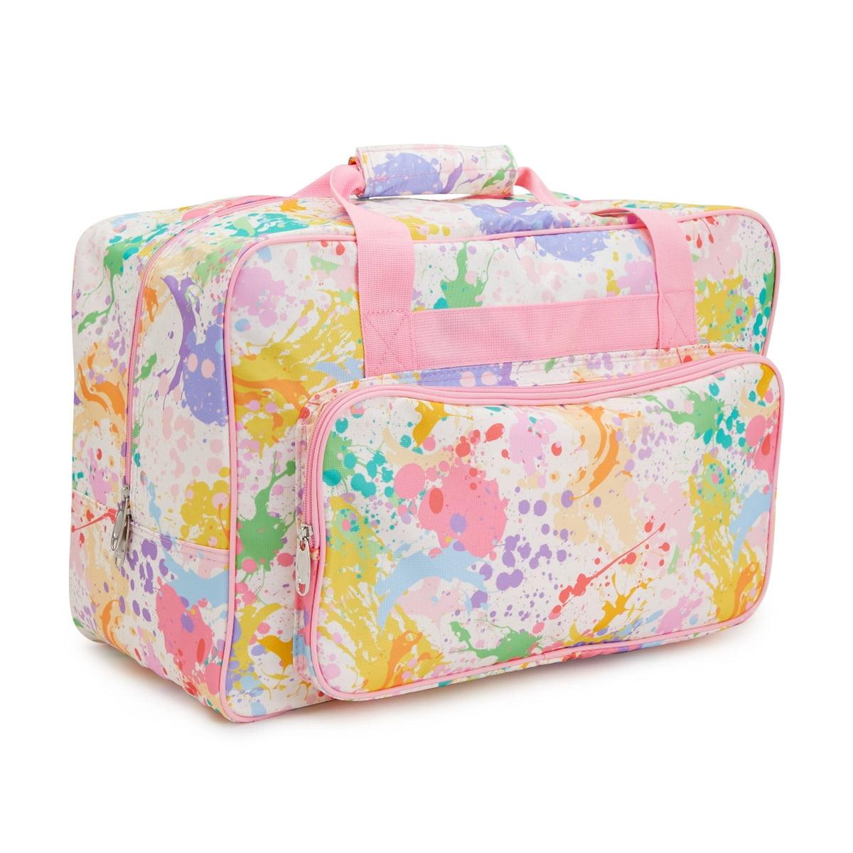 Bright Creations Watercolor Sewing Machine Carrying Case (18.1 x 9.4 x 12.2 In)