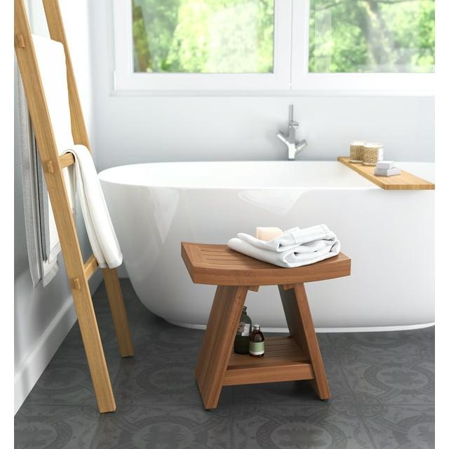 Aqua Teak Asia 18'' W Teak Shower Bench