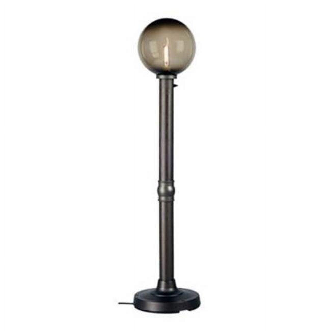 Patio Living Concepts Moonlite 64 Floor Lamp 09717 with 3 bronze tube body and bronze globe