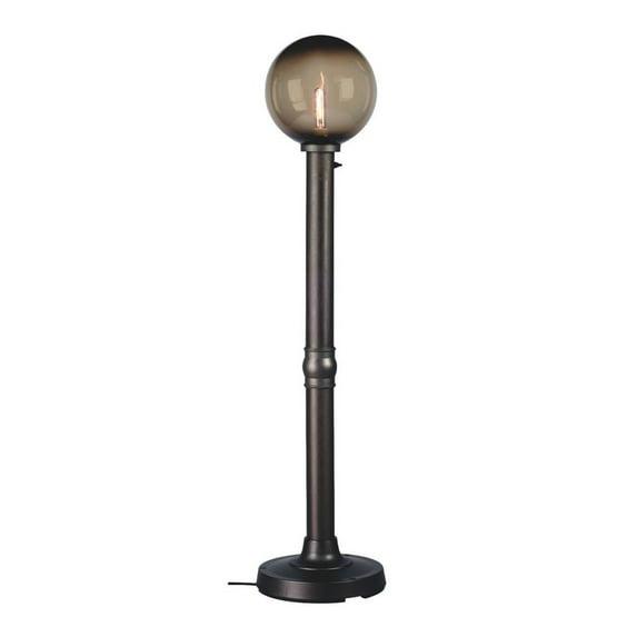 Patio Living Concepts Moonlite 64 Floor Lamp 09717 with 3 bronze tube body and bronze globe