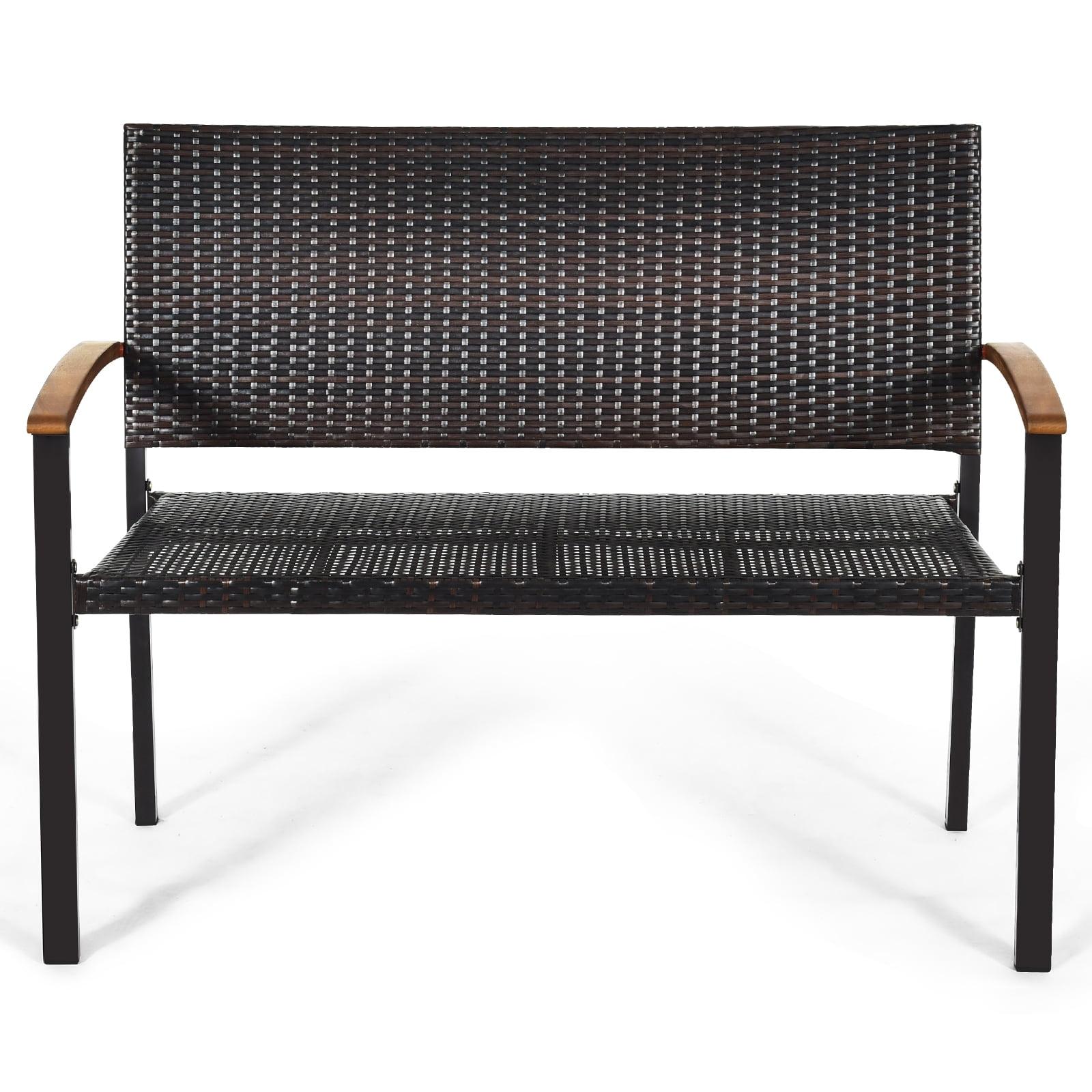 Alisanne Steel Outdoor Bench