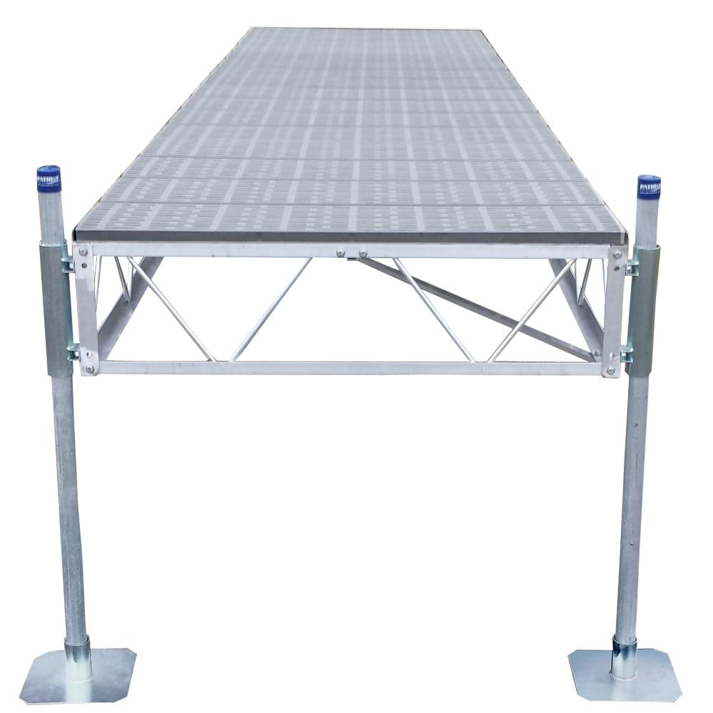 Patriot Docks 16 Ft Straight Truss Docks (GRAY Poly Decking)