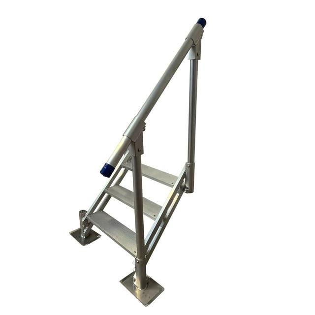 Patriot Docks Aluminum Dock Stairs (3 Step) (10923)