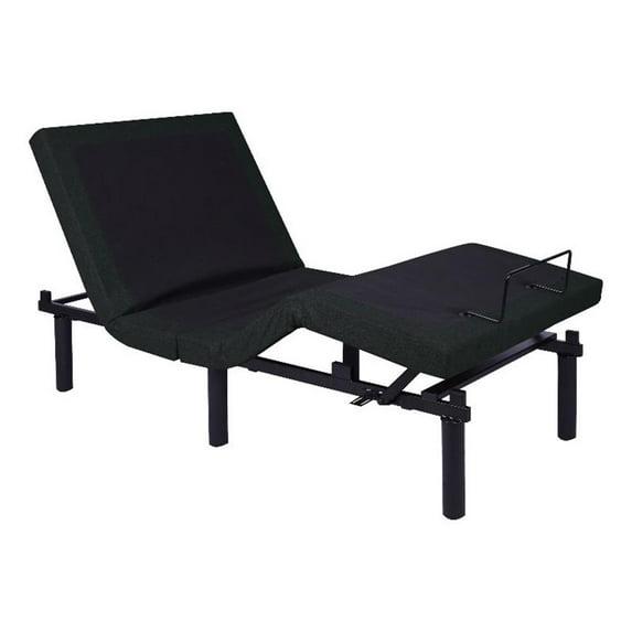 Patz Metal Black 2 Motor King Adjustable Bed & USB Outlet & 3 Pre-sets