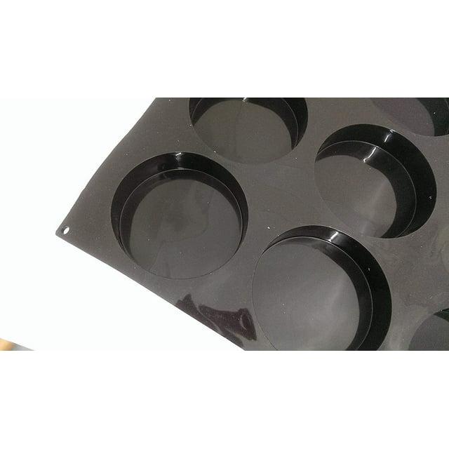 Pavoni Pavoflex Silicone Baking Mold Freezing Mould, Disc 4.72" Diameter x 1.18" High, 12 Cavities