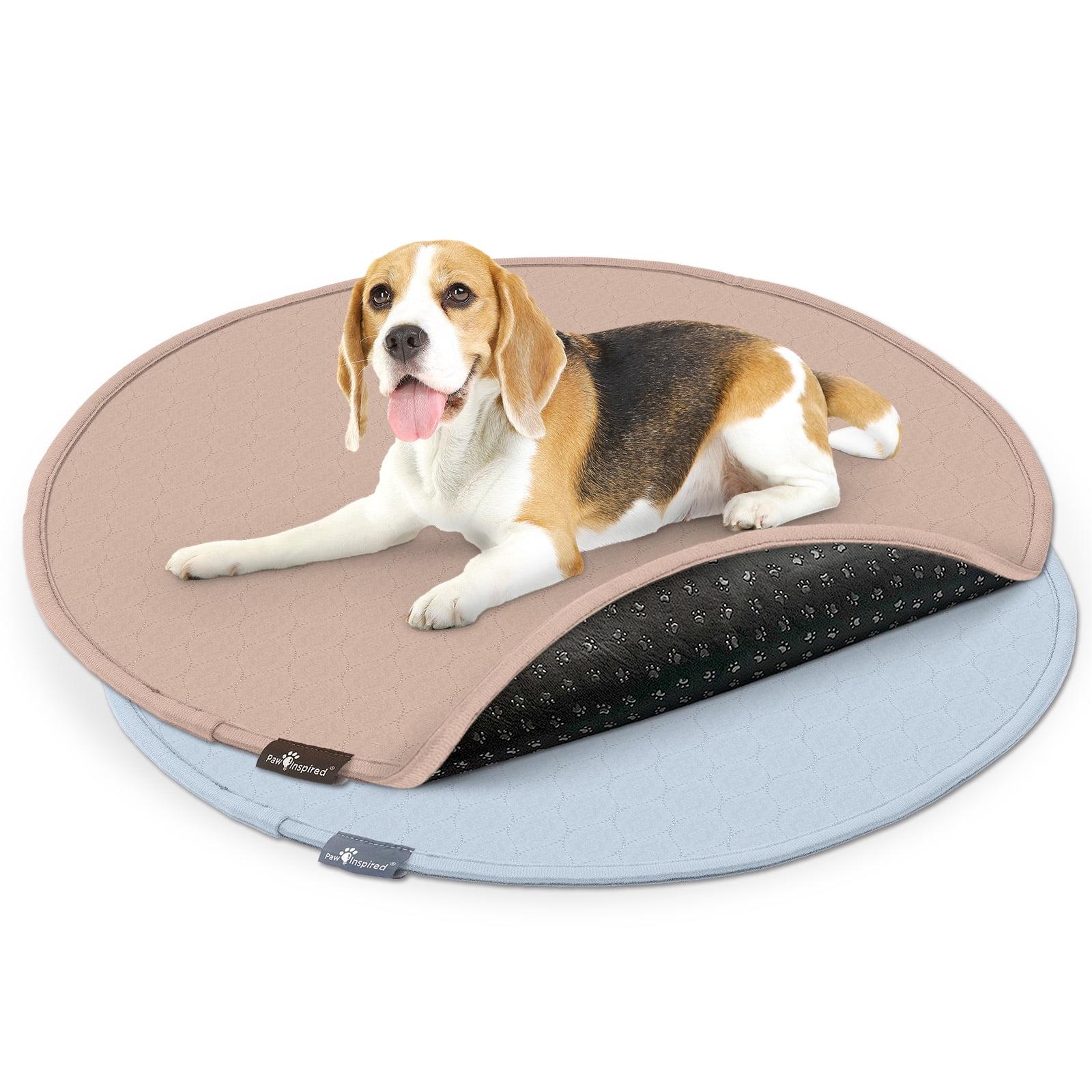 Paw Inspired 36" Washable Round Dog Pee Pads (2 Pack)