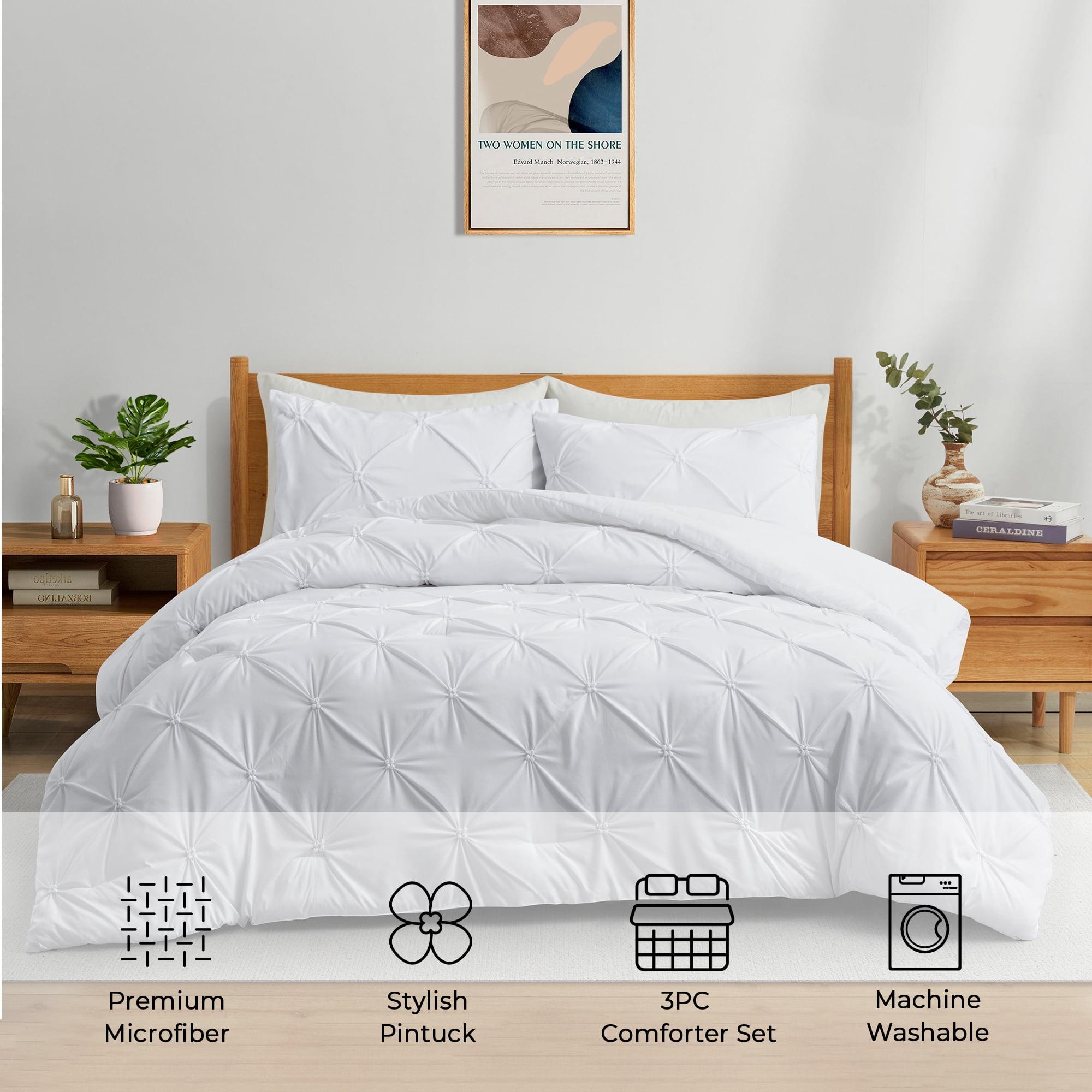 Peace Nest Box Stitch Geometric Shapes Comforter Set (Set of 3)