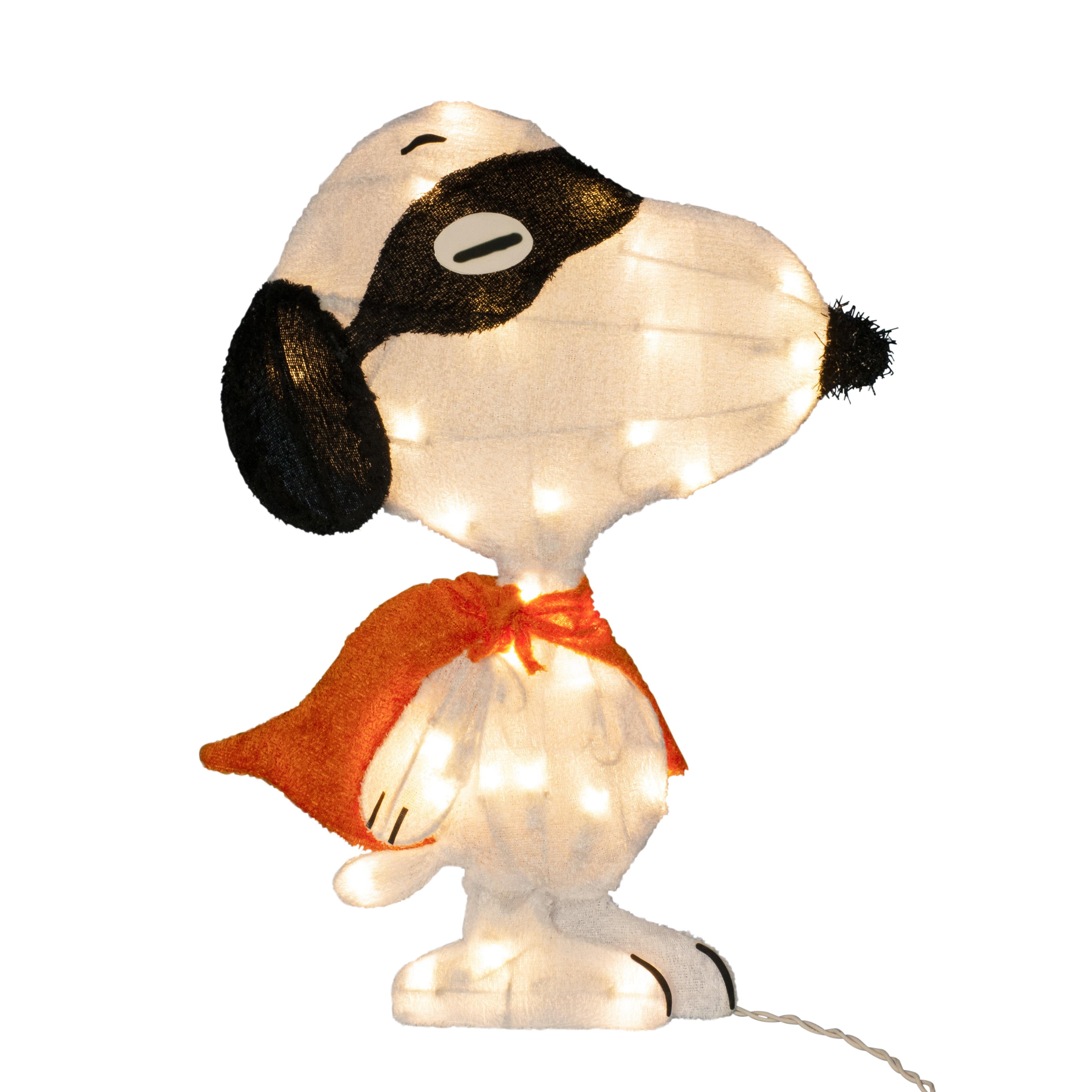ProductWorks Peanuts 18in Peanuts LED PreLit Superhero Snoopy