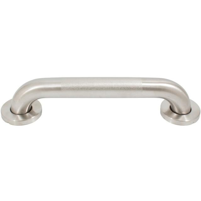 Peened Grab Bar, 16 Inches, 1-1/2" Diameter, 1-1/2" Wall Clearance, Concealed Screws, Satin Stainless Steel by Stone Harbor Hardware