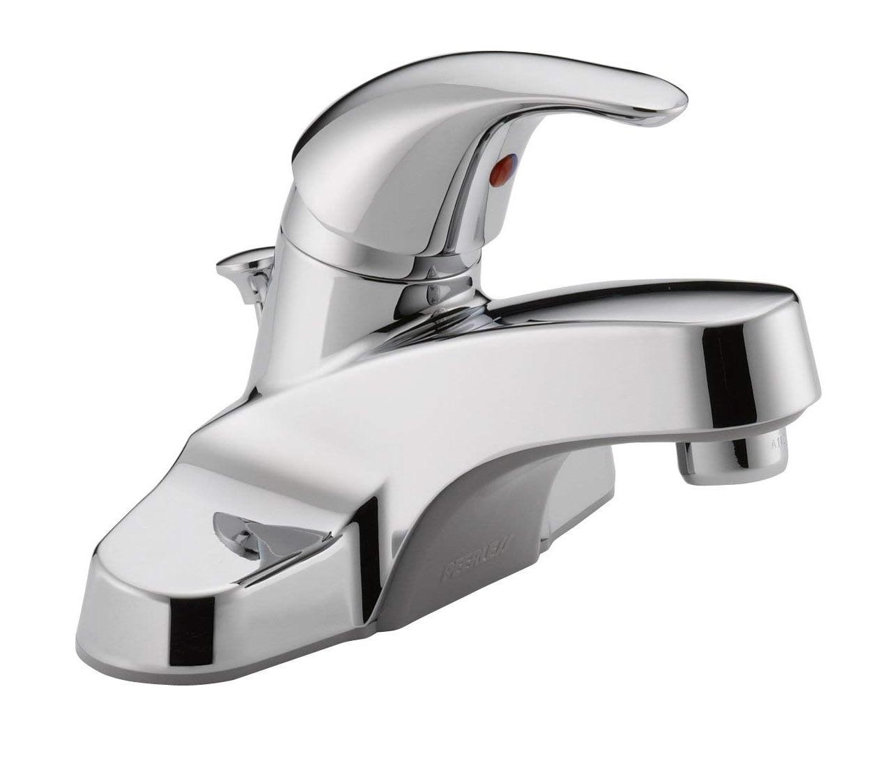 Core Centerset Bathroom Faucet with Drain Assembly, 2-handle Bathroom Sink Faucet
