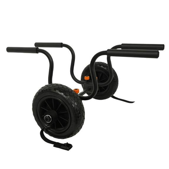 Pelican, Deluxe Cart for Canoe, Kayak and SUP, Black