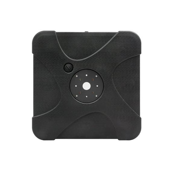 Pellebant 230 LBS Patio Cantilever Umbrella Base Weight, Offset Outdoor Umbrella Base Sand/Water Filled Weighted Stand, Black