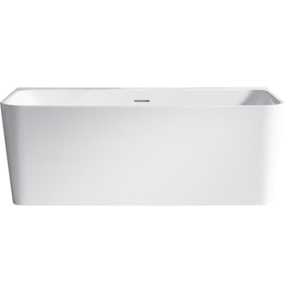 Dashiel 66.9'' x 31.5'' Freestanding Soaking Acrylic Bathtub