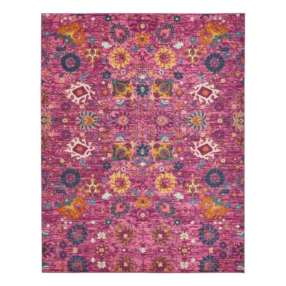 Nourison Passion Bohemian Indoor Rug Fuchsia 8' x 10'