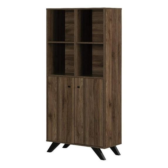 Helsy Bookcase with 2 Doors