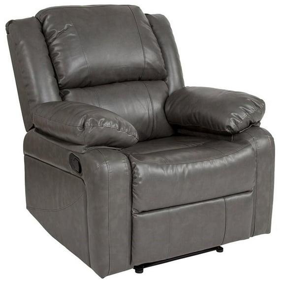 Flash Furniture Harmony Series Gray LeatherSoft Recliner