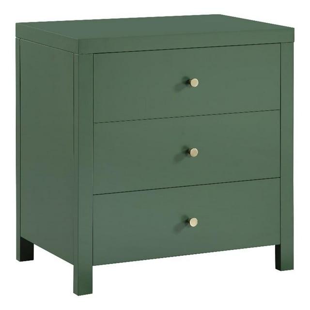 Comfort Pointe Nolan 3-drawer Vintage Green Painted Wood Nightstand