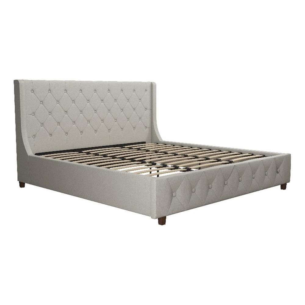 CosmoLiving by Cosmopolitan Mercer Tufted Upholstered Platform Bed