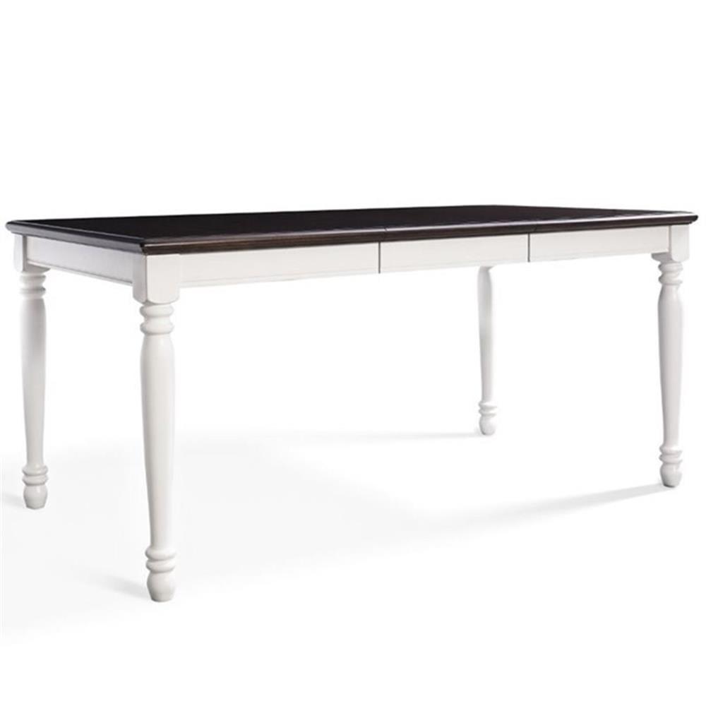 Shelby Dining Table White - Crosley: Traditional Farmhouse Style, Seats 6, Hardwood Frame, Non-Extendable