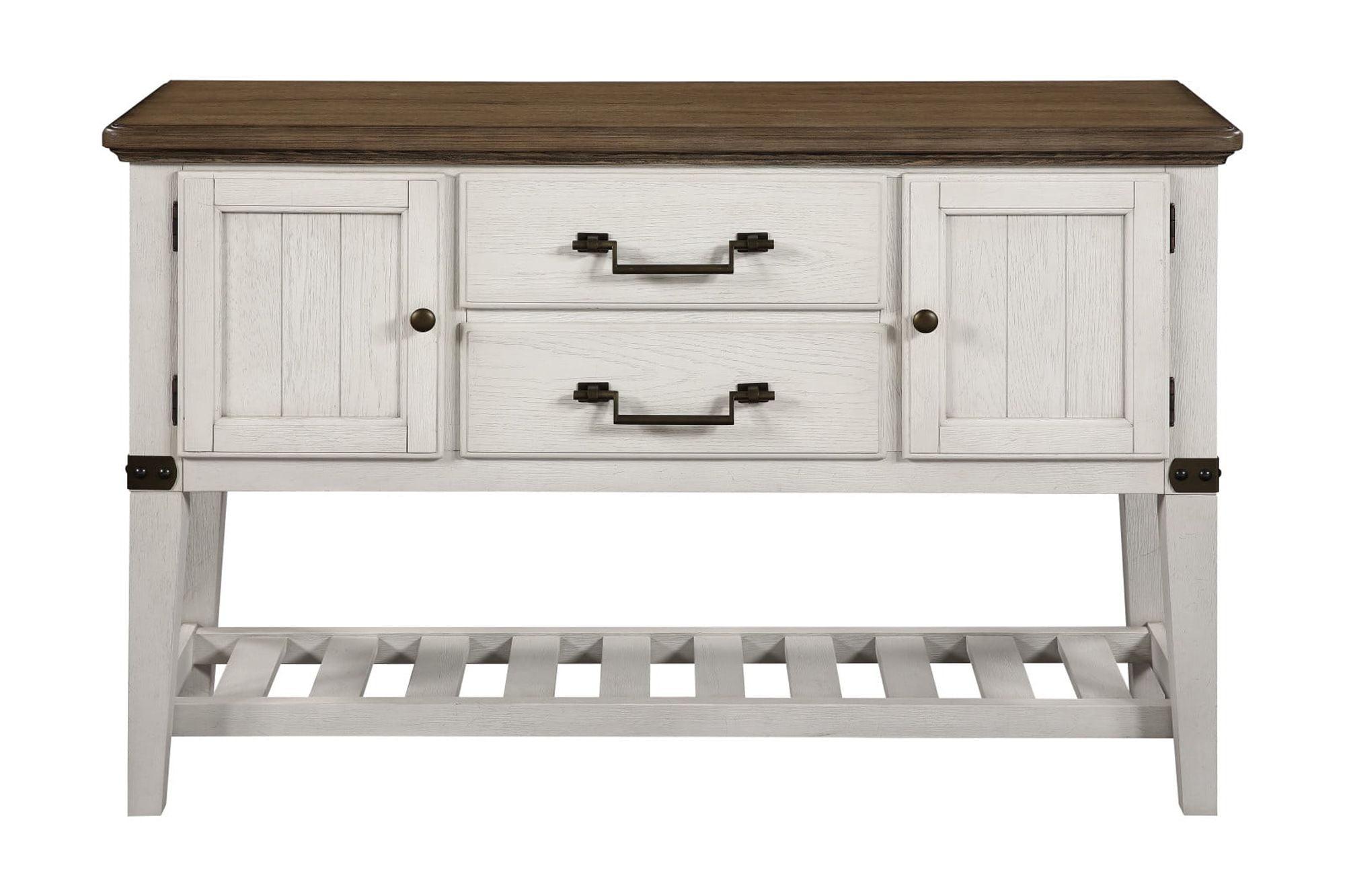 Pendleton Heritage 56'' Brown & White Farmhouse Sideboard