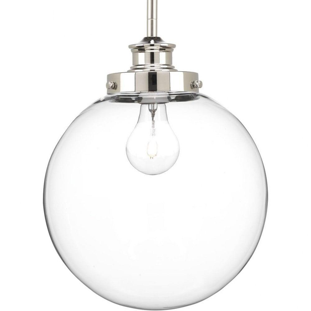 Progress Lighting P5070 Penn 1 Light 10" Wide Mini Pendant - Nickel