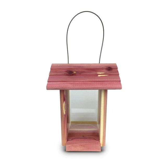 Pennington, Red Cedar, Dinette Wild Birds Hopper Feeder, 1.25 lb. Seed Capacity