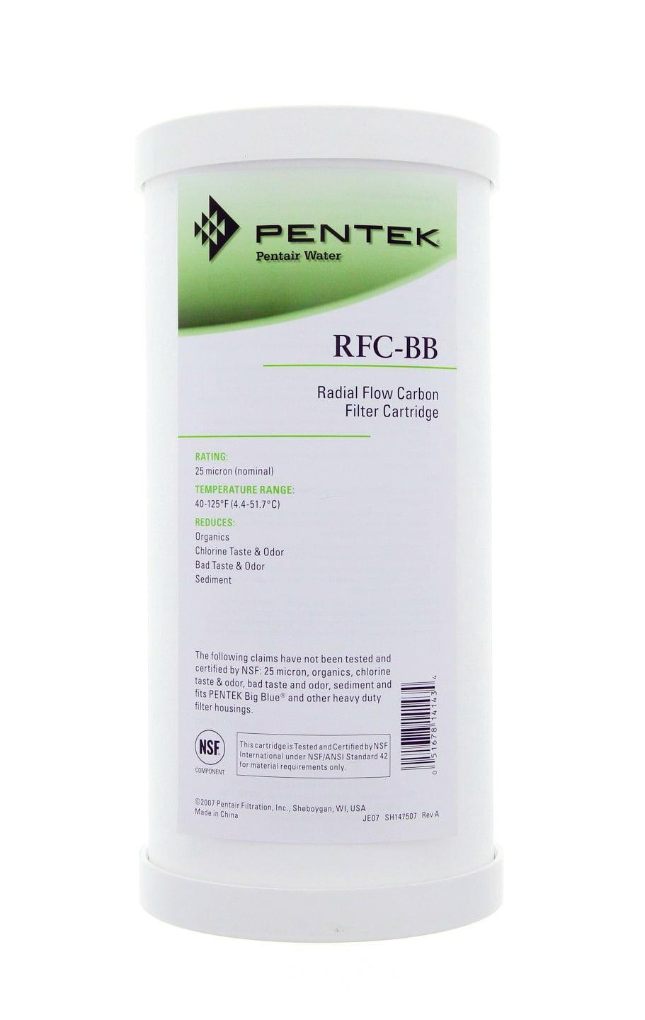 Pentek 10-Inch Radial Flow Carbon Water Filter Cartridge