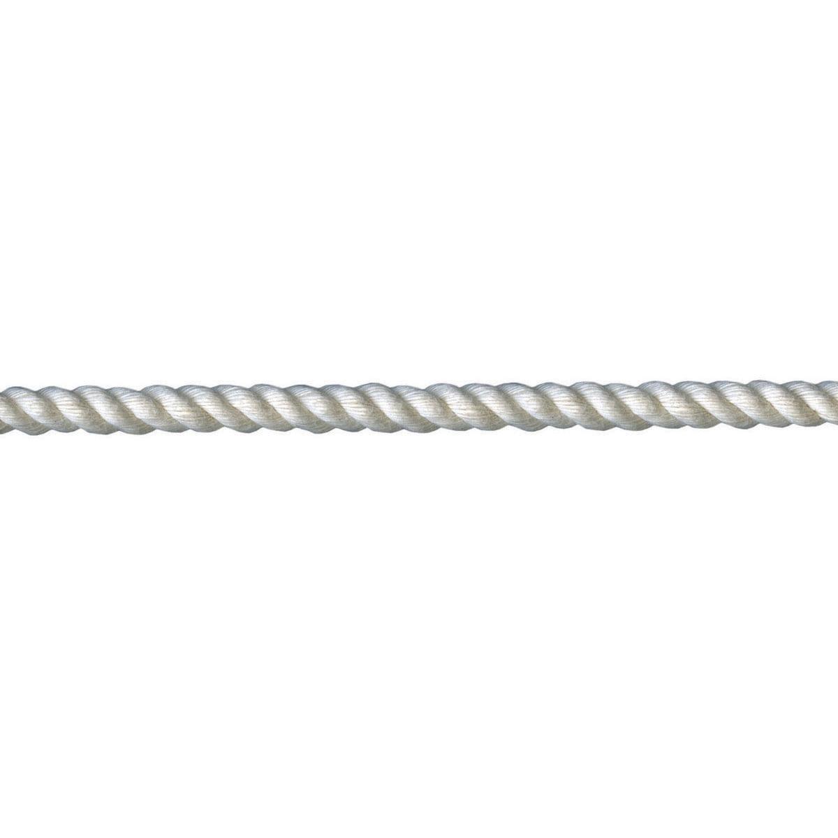 Pepperell Natural Cotton Craft Rope: 3-Ply, 0.25 inches x 18 feet